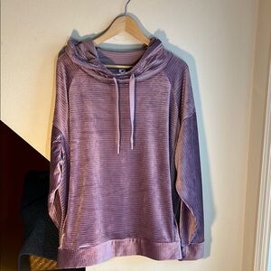Lavender Hooded‎ Sweater for Women